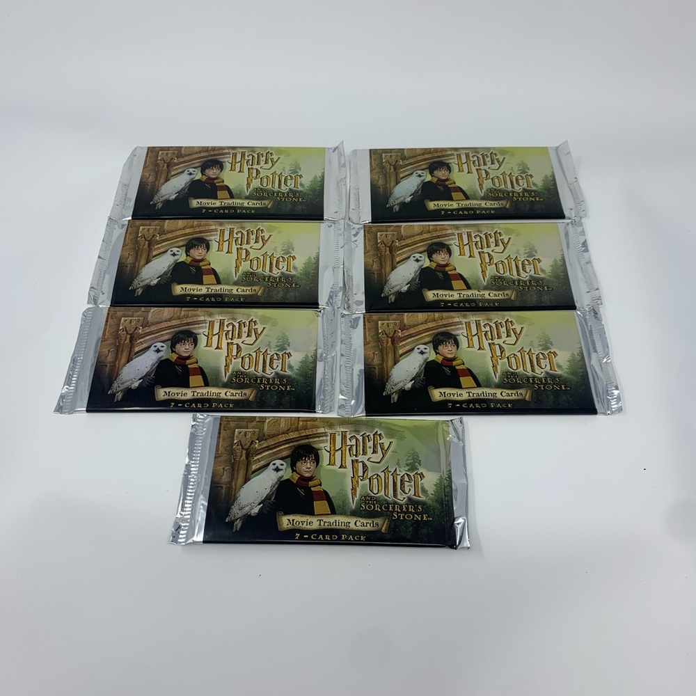 2001 Harry Potter And The Sorcerer’s Stone Move Trading Cards 7 Packs